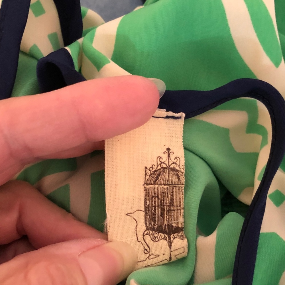 Francesca Elegant Green Patterned Maxi Dress Size… - image 5